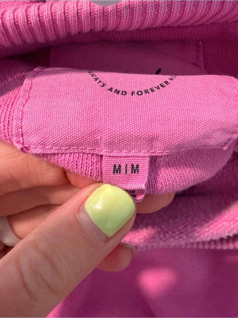 Aerie Go To Sweatshirt, Hot Fuchsia, size Medium - Picture 5 of 5